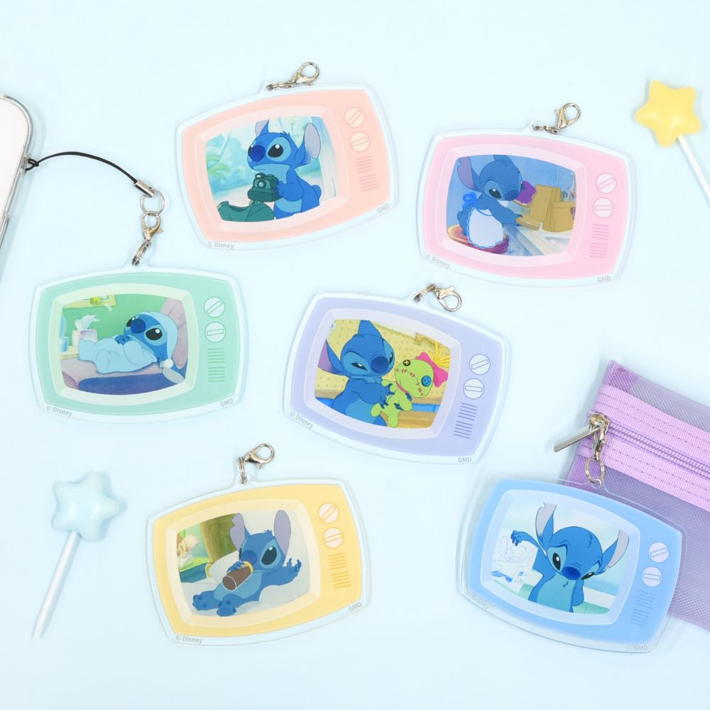 リロ＆スティッチ モバイルアクリルストラップ Lサイズ DNG-276E