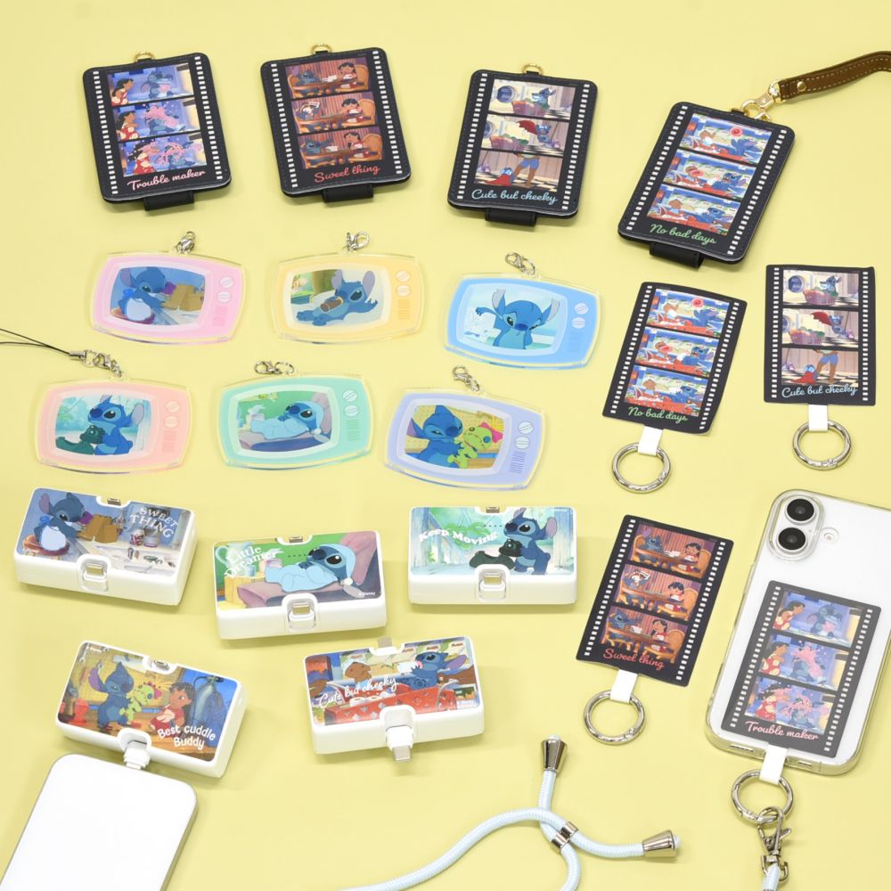 リロ＆スティッチ モバイルアクリルストラップ Lサイズ DNG-276E