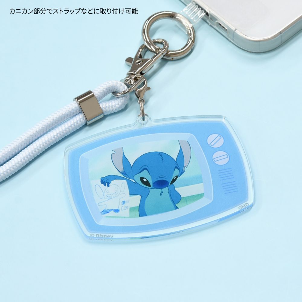 リロ＆スティッチ モバイルアクリルストラップ Lサイズ DNG-276F