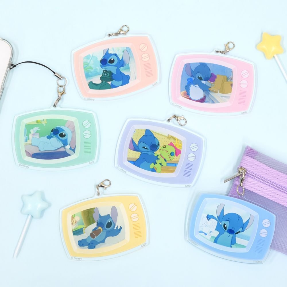 リロ＆スティッチ モバイルアクリルストラップ Lサイズ DNG-276F