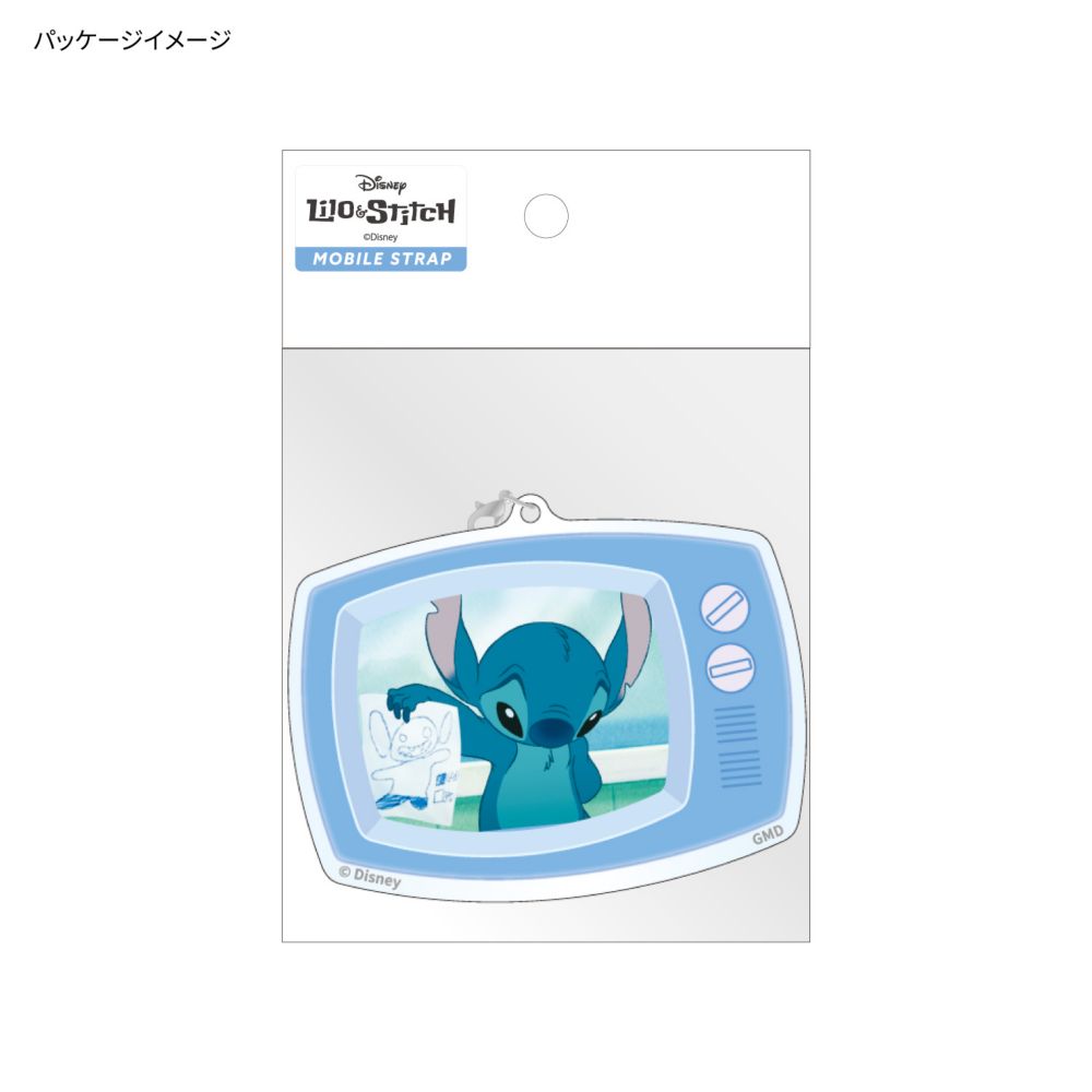 リロ＆スティッチ モバイルアクリルストラップ Lサイズ DNG-276F