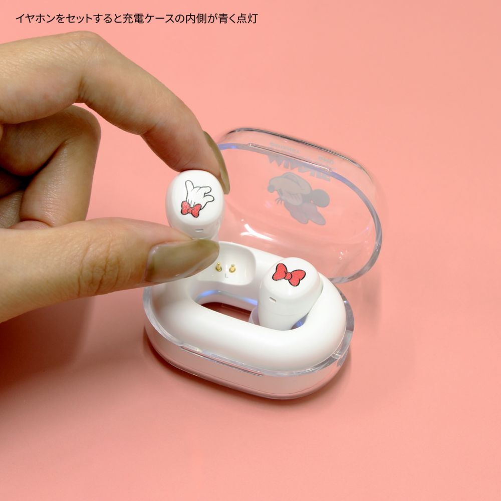 ミニーマウス 完全ワイヤレスステレオイヤホン DNG-279MN
