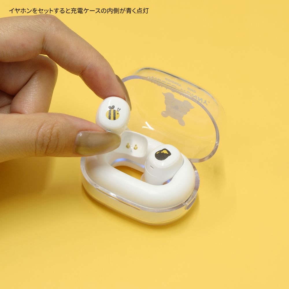 くまのプーさん 完全ワイヤレスステレオイヤホン DNG-279PO