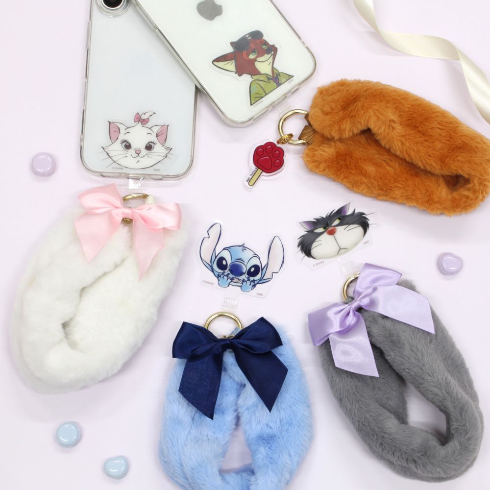 スティッチ マルチリングプラス ファーハンドストラップ DNG-282ST