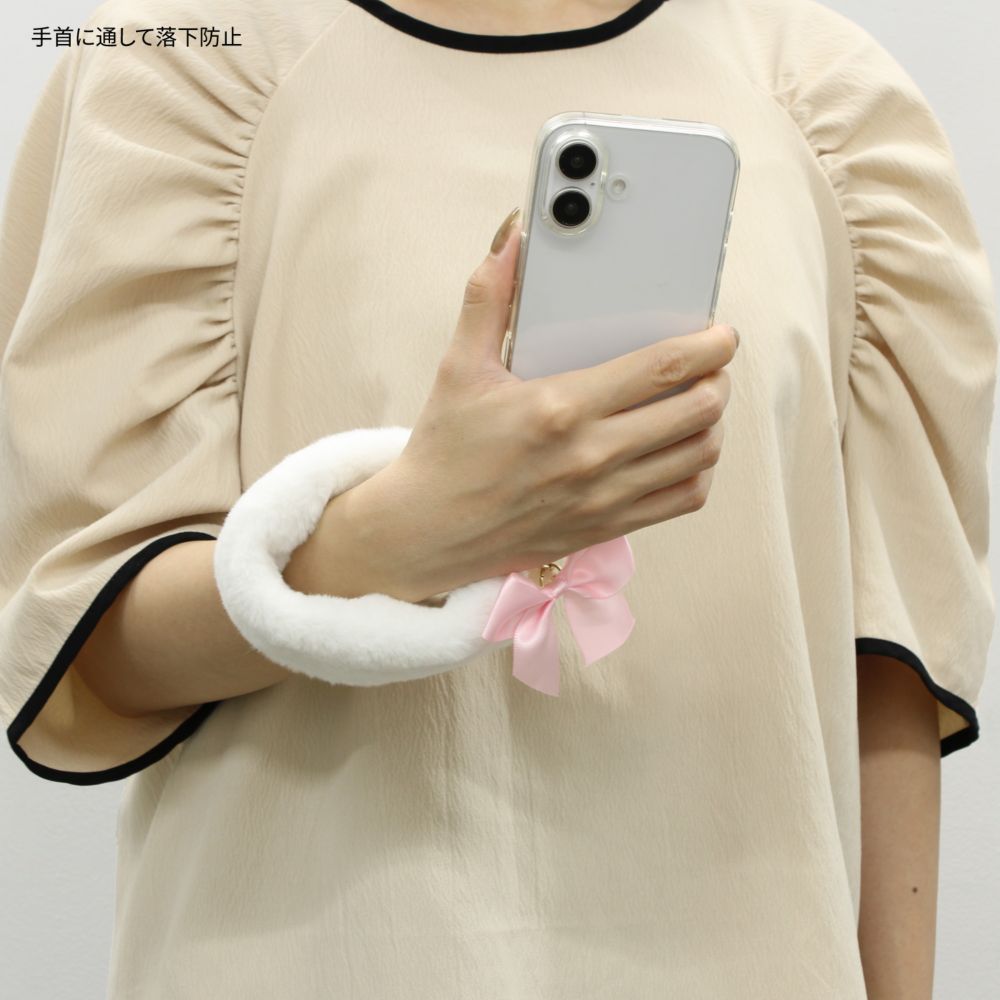 マリー マルチリングプラス ファーハンドストラップ DNG-282MR