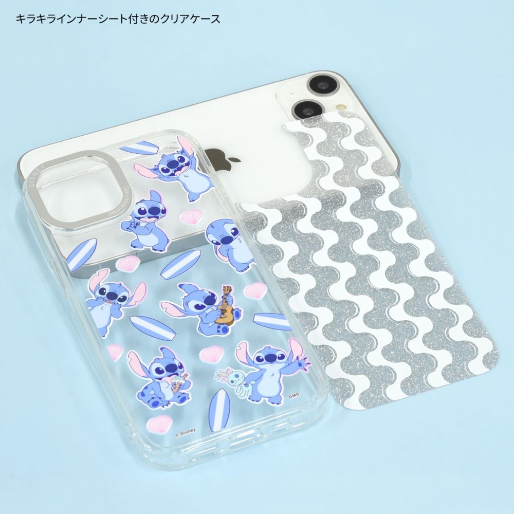 スティッチ Camera Frame iPhone 15 / 14 / 13 対応 ケース DNG-284ST