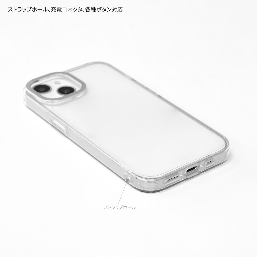 スティッチ Camera Frame iPhone 15 / 14 / 13 対応 ケース DNG-284ST