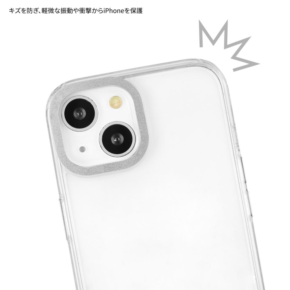 スティッチ Camera Frame iPhone 15 / 14 / 13 対応 ケース DNG-284ST