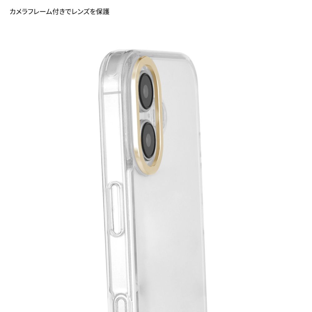 くまのプーさん Camera Frame iPhone 16 対応 ケース DNG-285PO