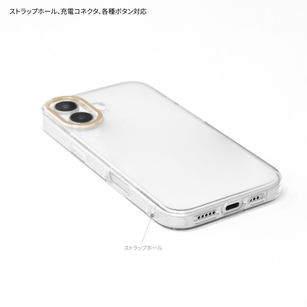 くまのプーさん Camera Frame iPhone 16 対応 ケース DNG-285PO