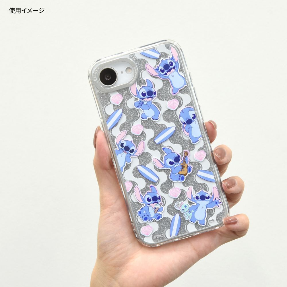 スティッチ Camera Frame iPhone 16e 対応 ケース DNG-286ST
