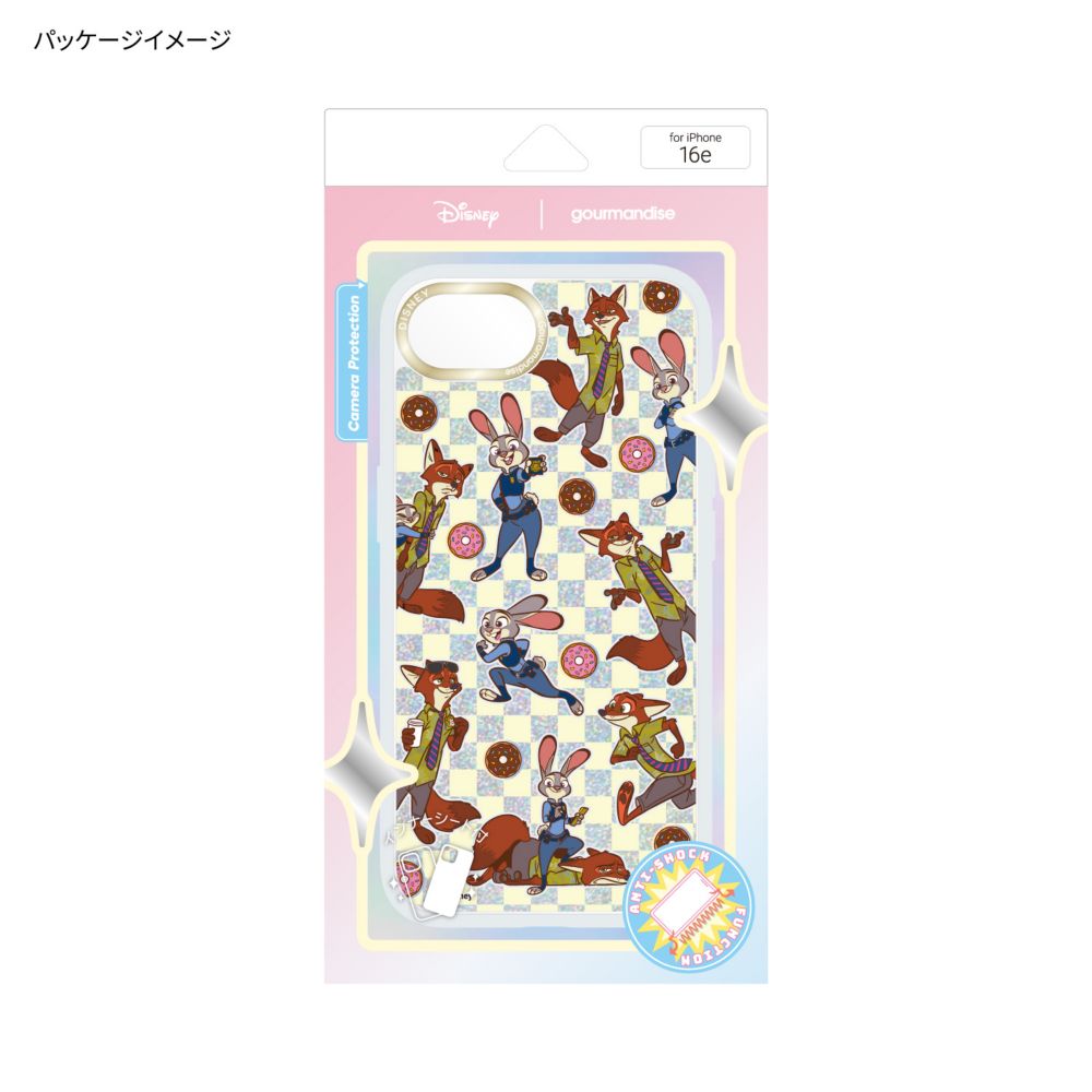 ズートピア Camera Frame iPhone 16e 対応 ケース DNG-286NC