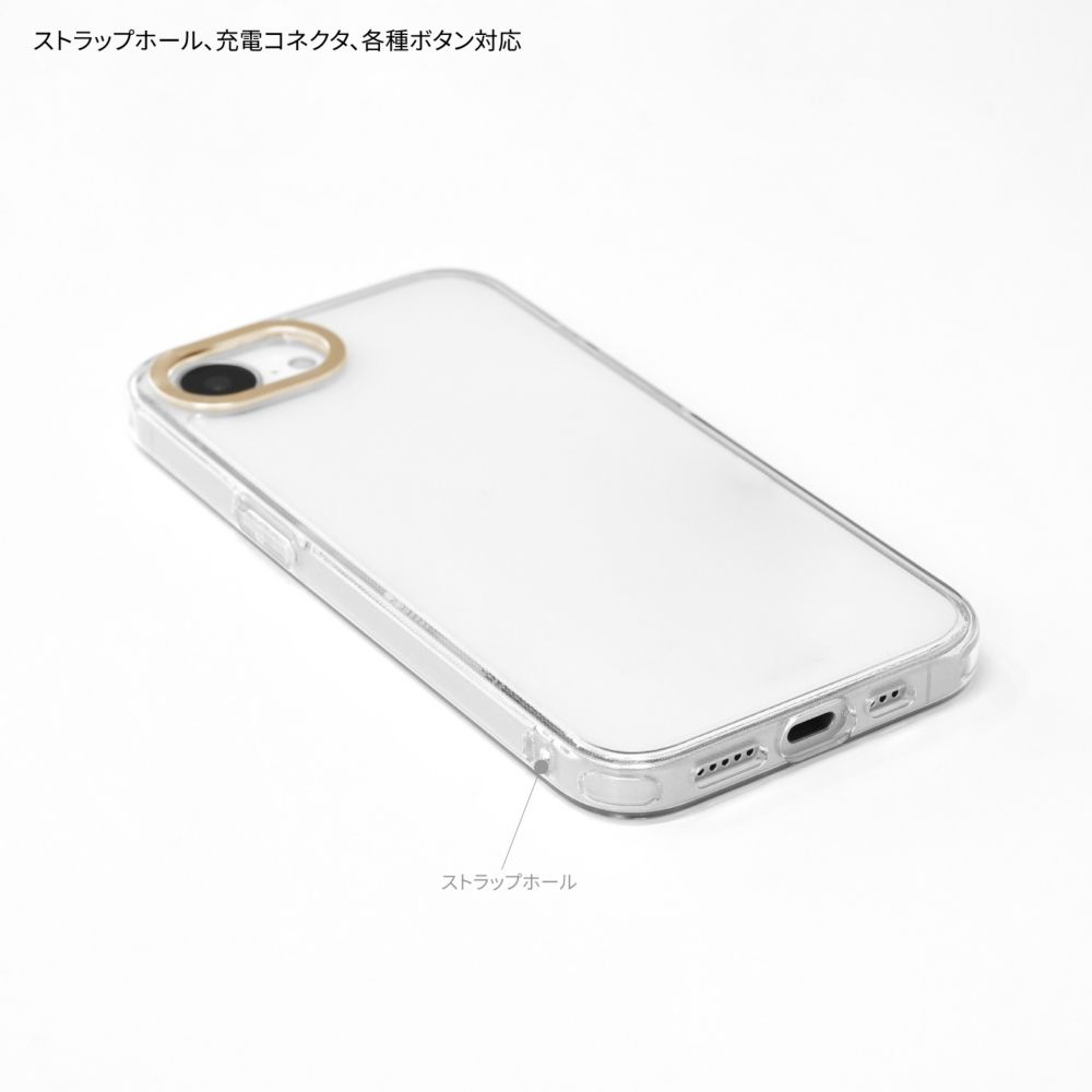 くまのプーさん Camera Frame iPhone 16e 対応 ケース DNG-286PO