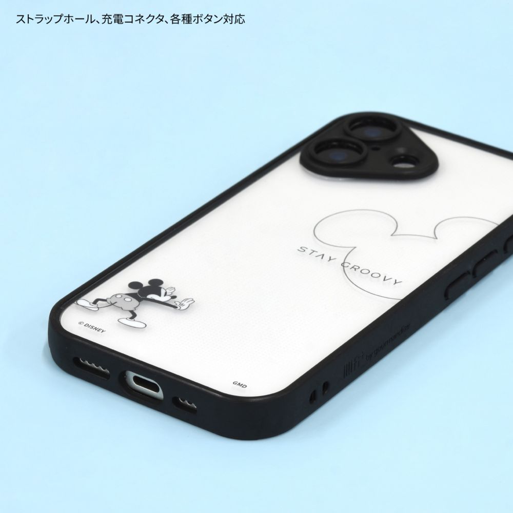 ミッキーマウス IIIIfit プランプフレーム iPhone17 対応 ケース DNG-295MK