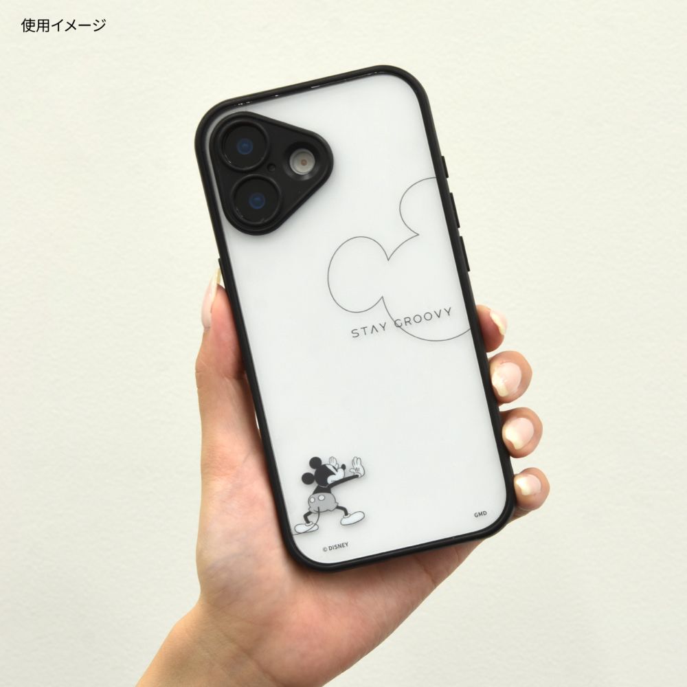 ミッキーマウス IIIIfit プランプフレーム iPhone17 対応 ケース DNG-295MK