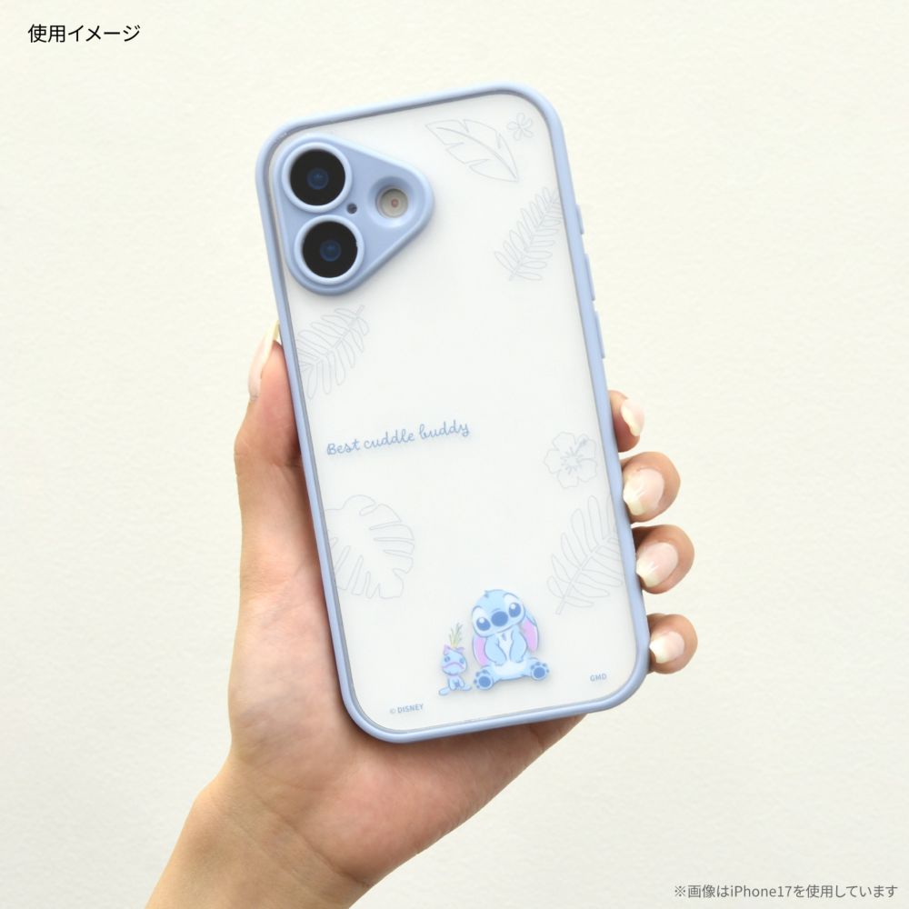 スティッチ IIIIfit プランプフレーム iPhone Air 対応 ケース DNG-297ST