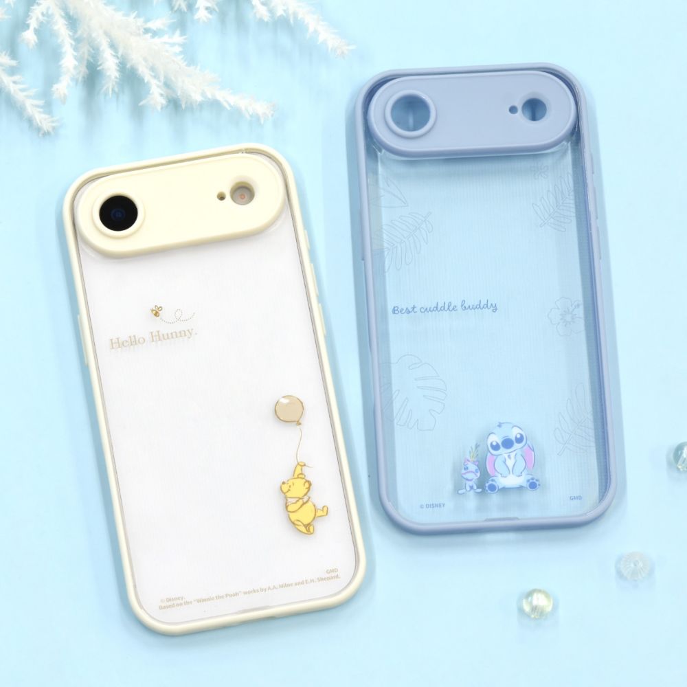 くまのプーさん IIIIfit プランプフレーム iPhone Air 対応 ケース DNG-297PO