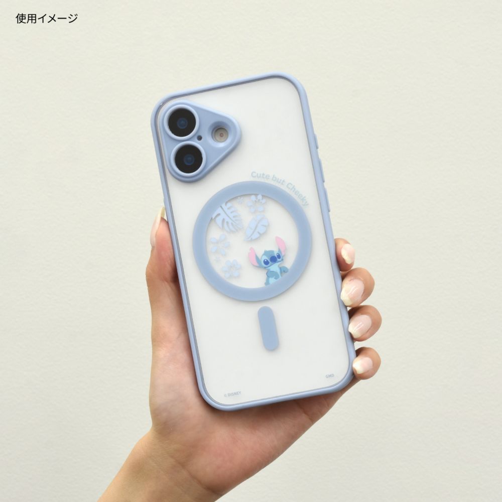 スティッチ IIIIfit プランプフレーム iPhone17 MagSafe 対応 ケース DNG-299ST