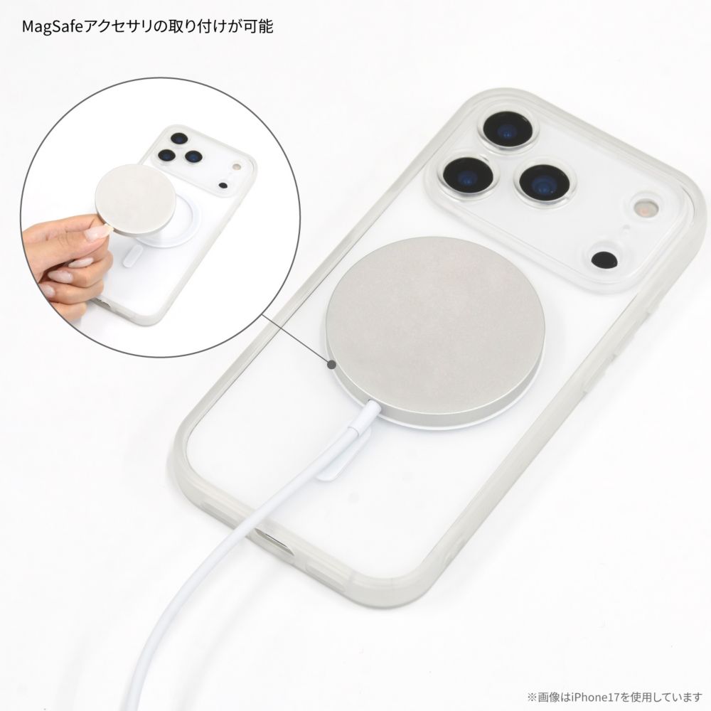 ミッキーマウス IIIIfit プランプフレーム iPhone17 Pro MagSafe 対応 ケース DNG-300MK