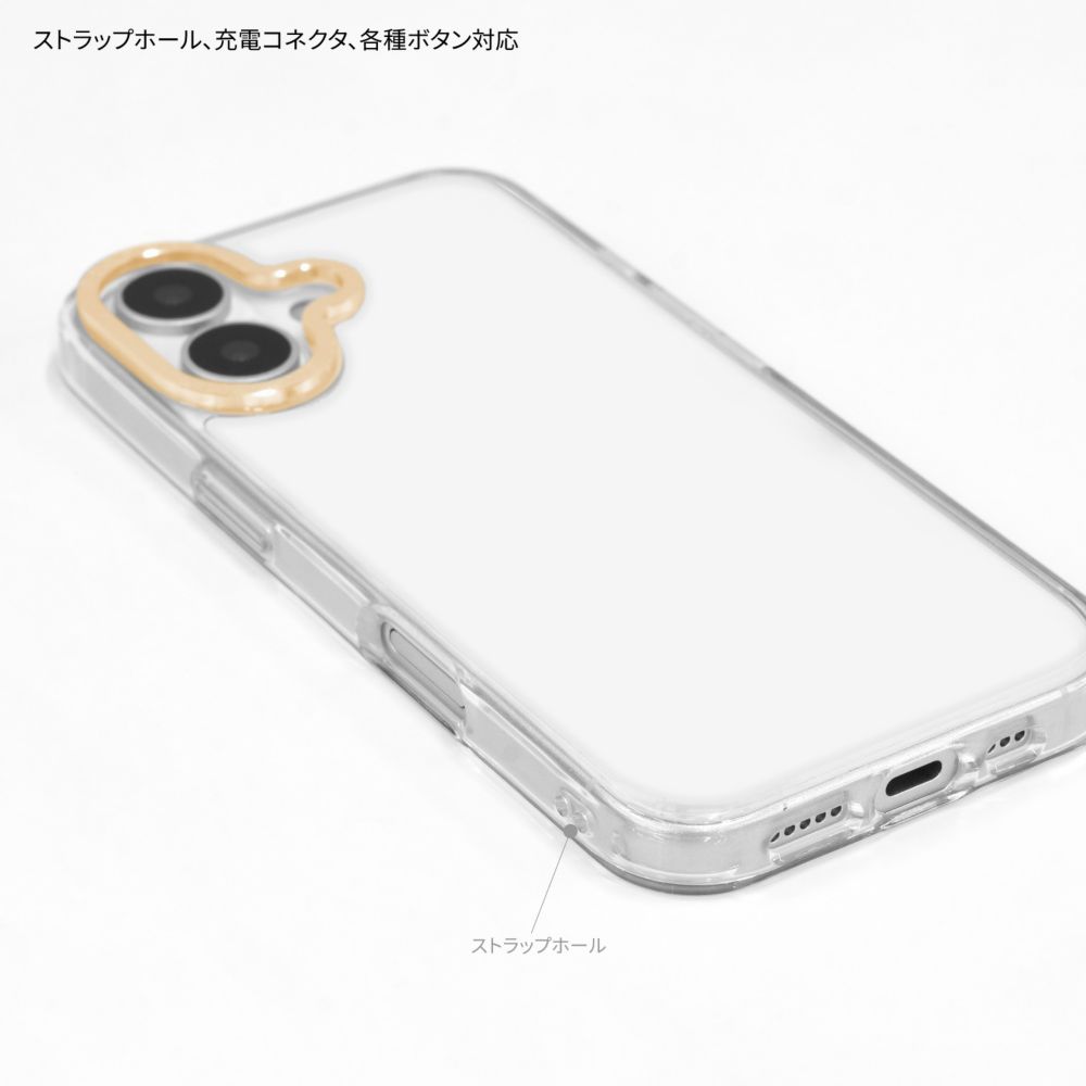 くまのプーさん Camera Frame iPhone17 対応 ケース DNG-303PO