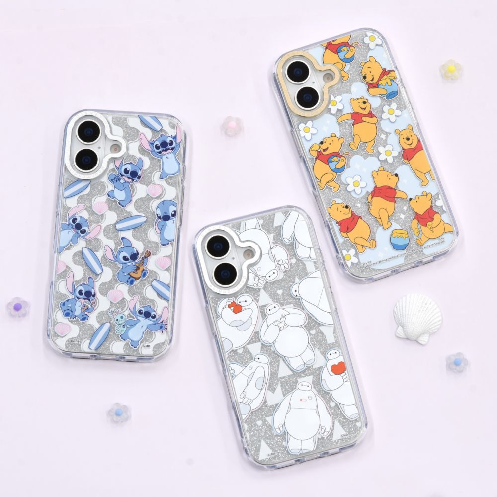 くまのプーさん Camera Frame iPhone17 対応 ケース DNG-303PO