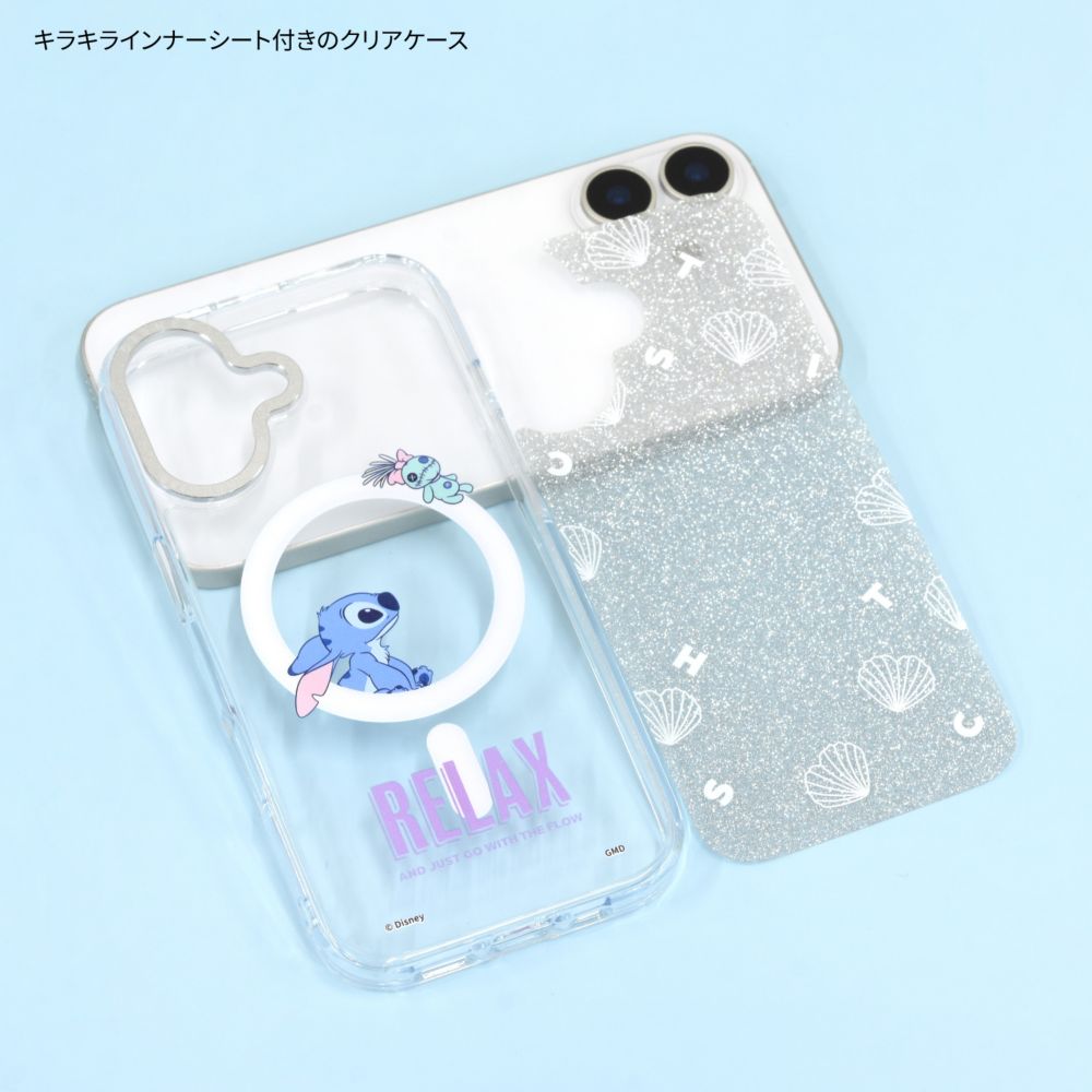 スティッチ Camera Frame iPhone17 MagSafe 対応 ケース DNG-306ST