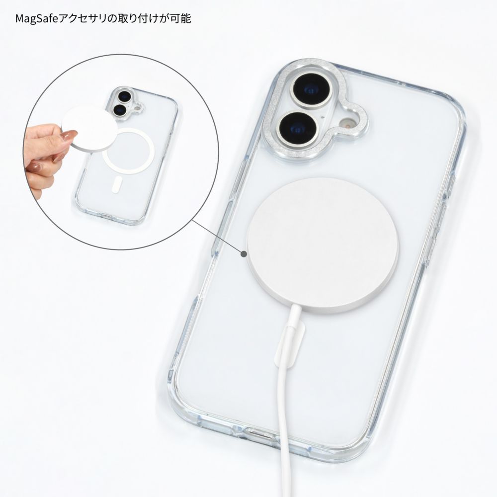 スティッチ Camera Frame iPhone17 MagSafe 対応 ケース DNG-306ST