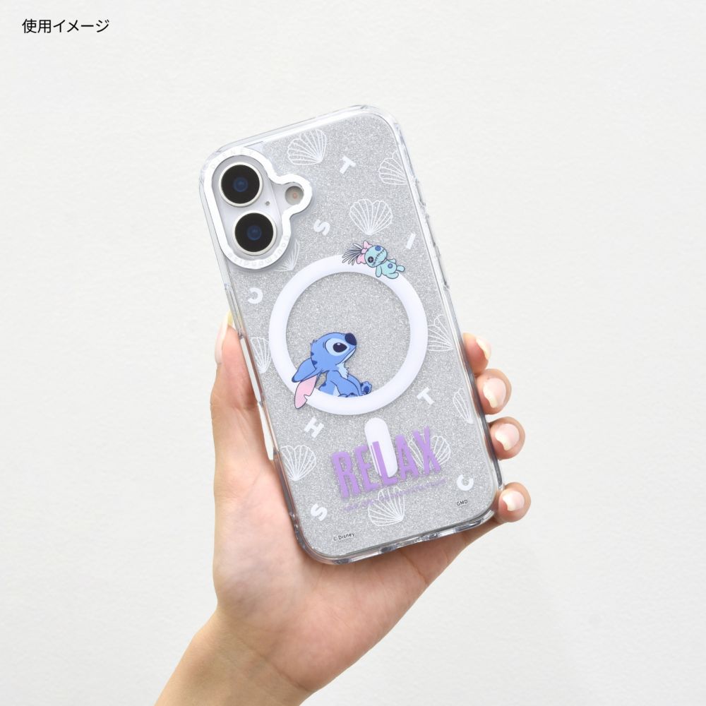 スティッチ Camera Frame iPhone17 MagSafe 対応 ケース DNG-306ST