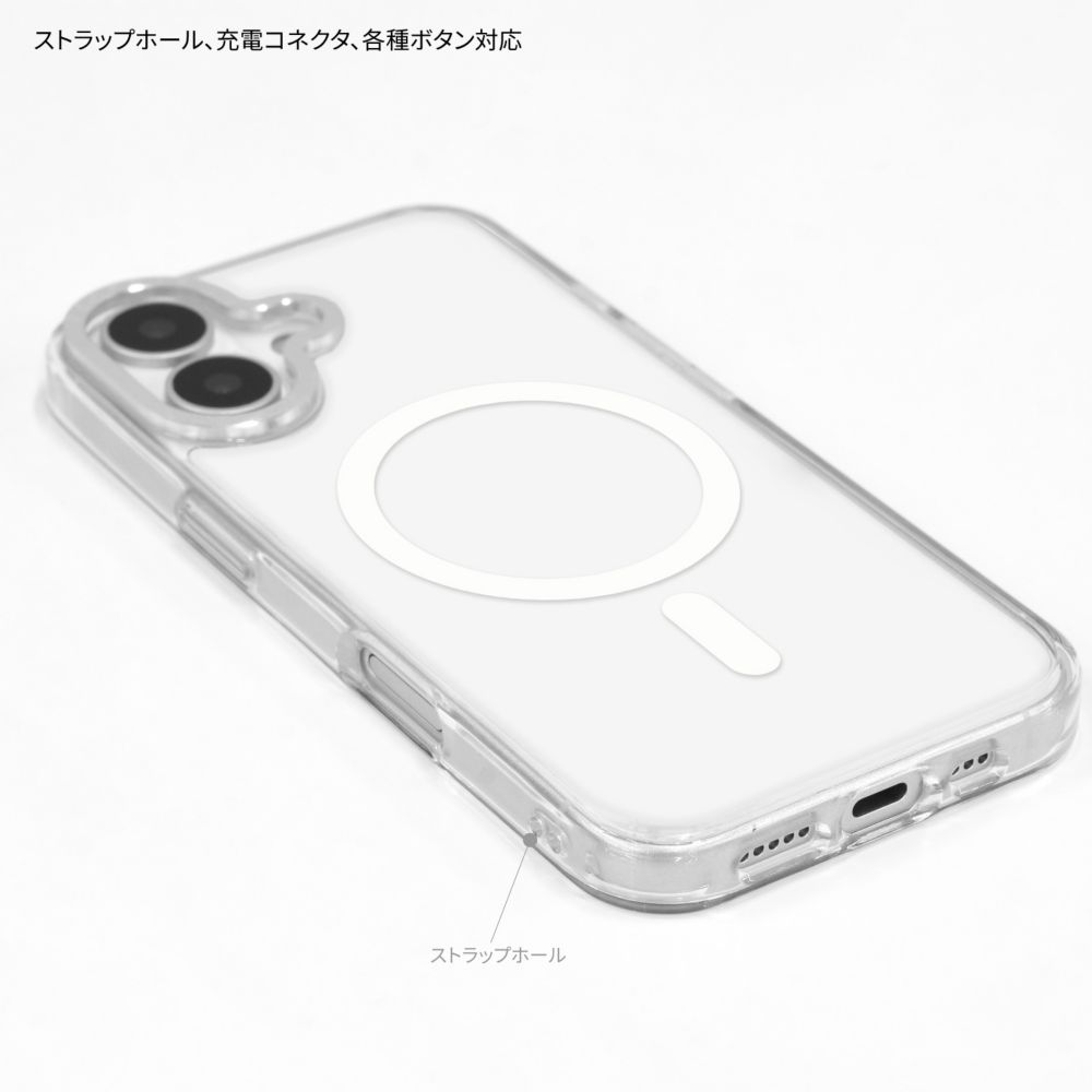 くまのプーさん Camera Frame iPhone17 MagSafe 対応 ケース DNG-306PO