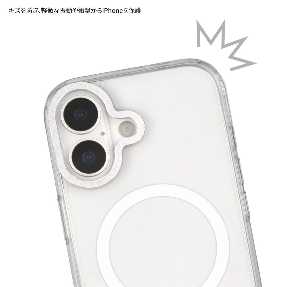 くまのプーさん Camera Frame iPhone17 MagSafe 対応 ケース DNG-306PO