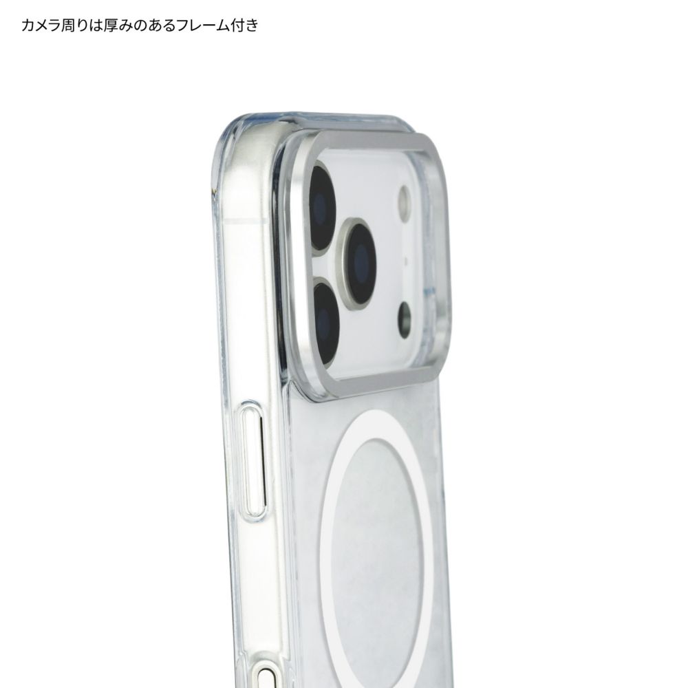 くまのプーさん Camera Frame iPhone17 Pro MagSafe 対応 ケース DNG-307PO