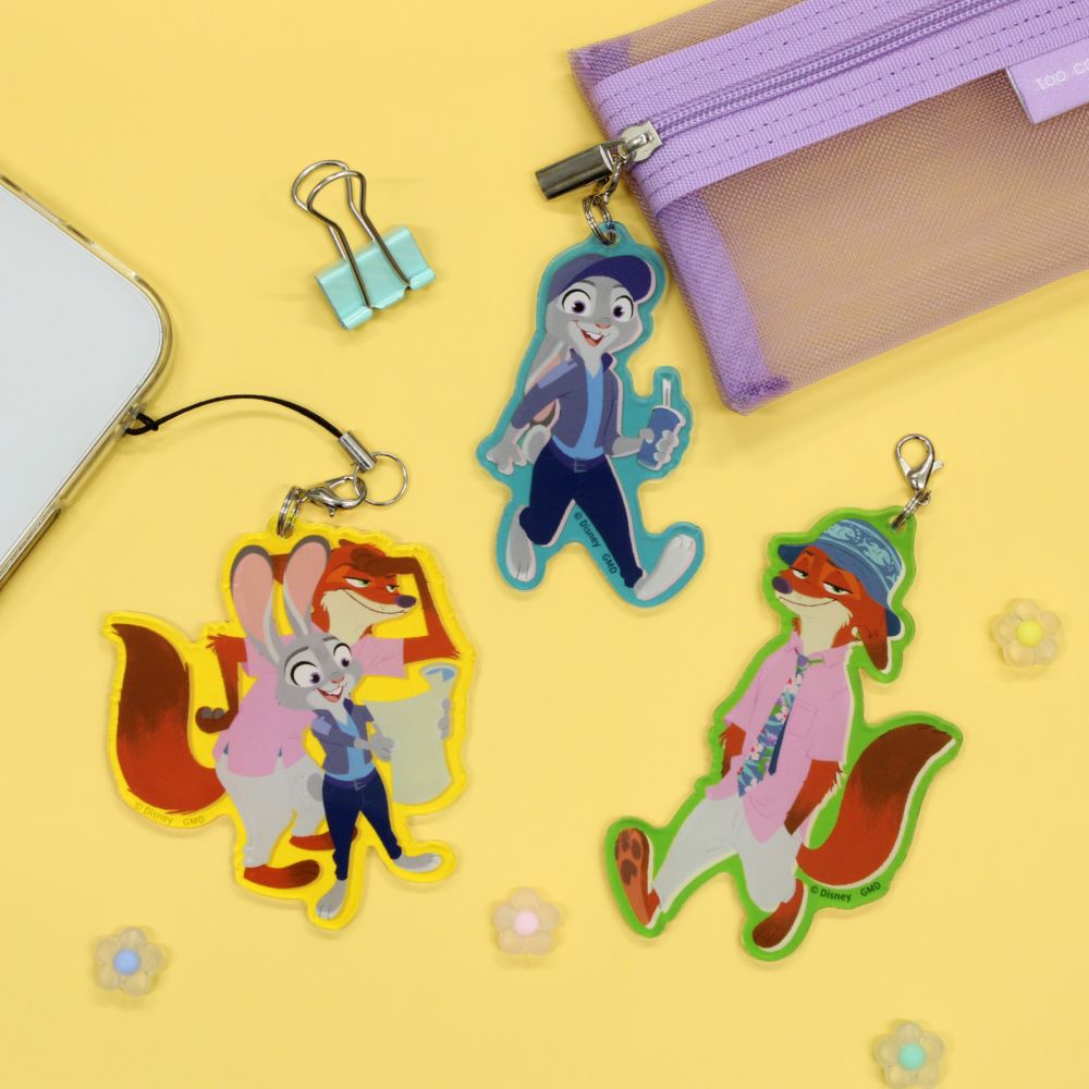 ズートピア ジュディ＆ニック モバイルアクリルストラップ Lサイズ DNG-313C