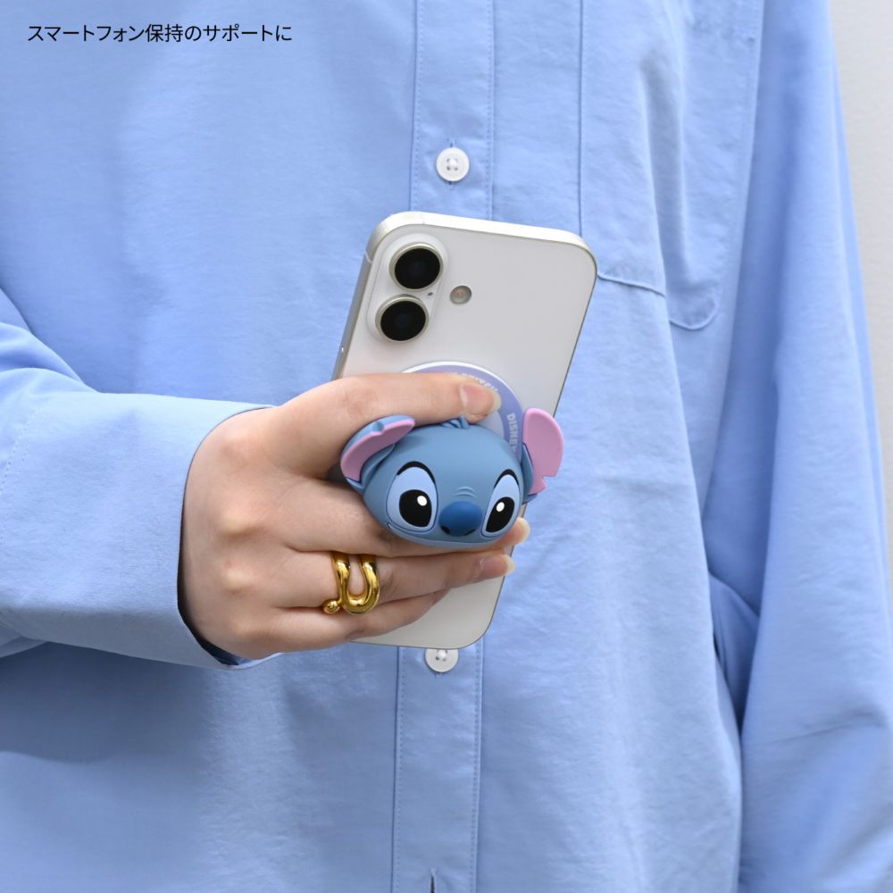 スティッチ MagSafe 対応 マルチグリップ DNG-317ST