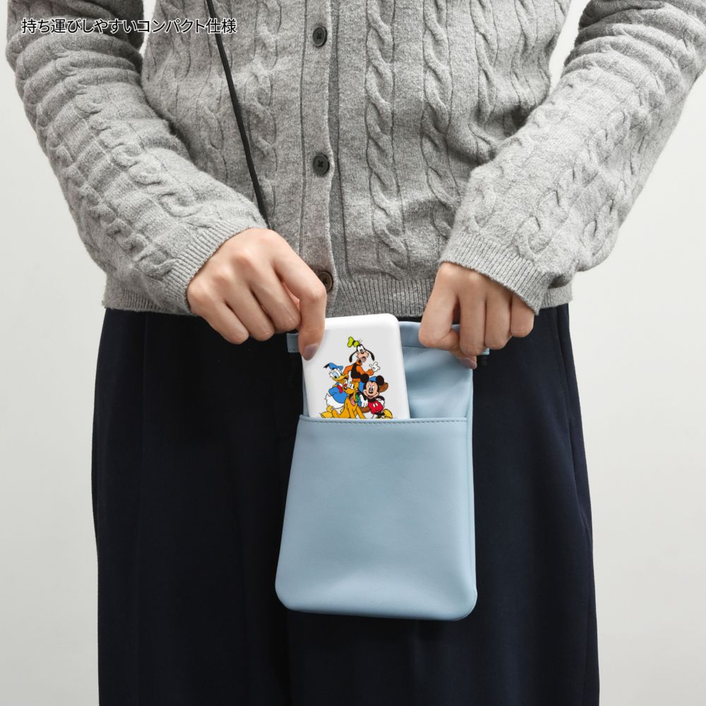 ミッキー＆フレンズ MagSafe 対応 ワイヤレス リチウム充電器 5000mAh DNG-321MKF