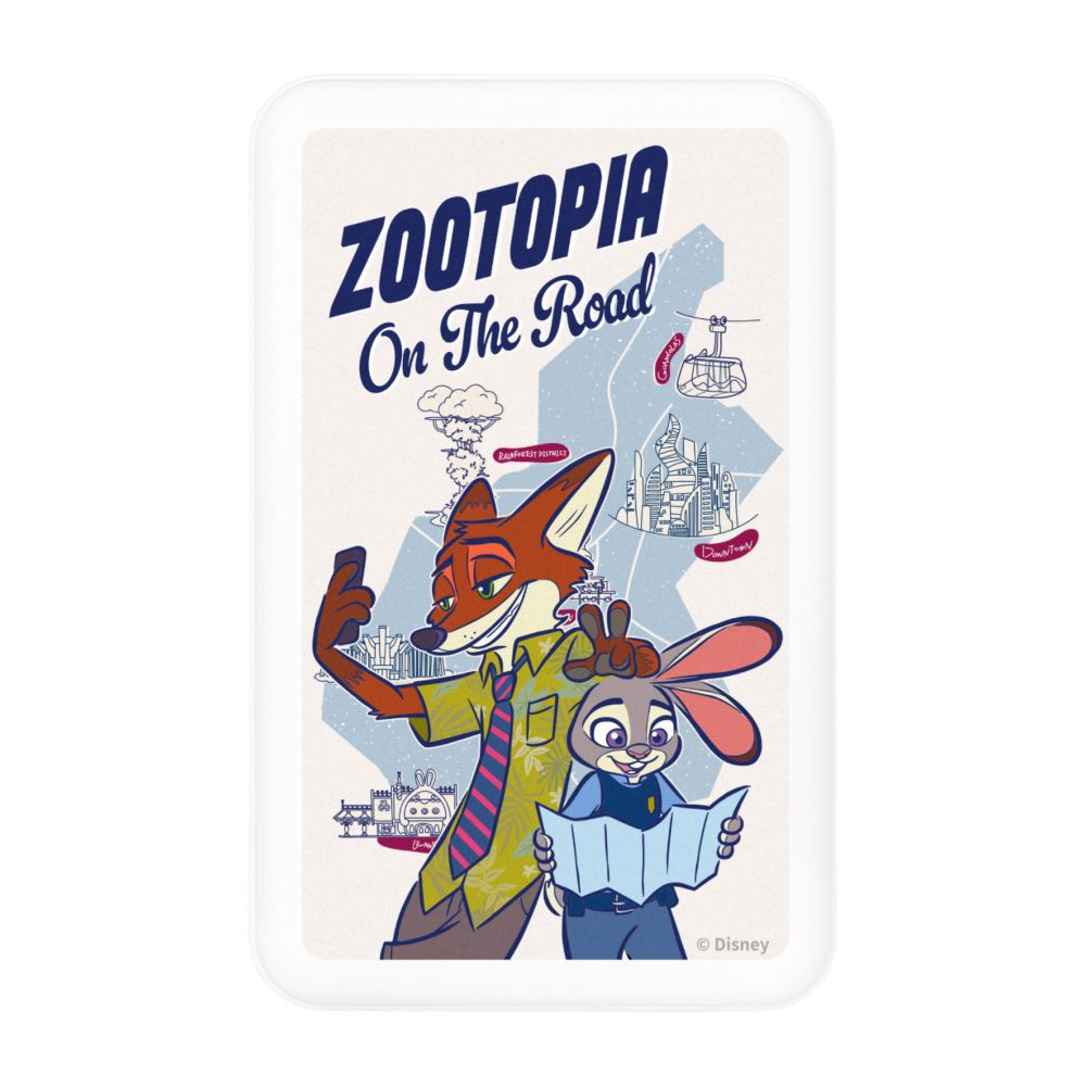 ズートピア ニック＆ジュディ MagSafe 対応 ワイヤレス リチウム充電器 5000mAh DNG-321ZT