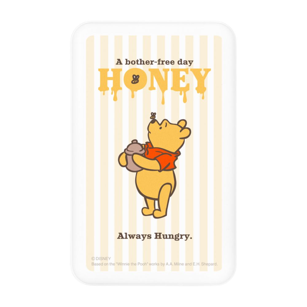 くまのプーさん MagSafe 対応 ワイヤレス リチウム充電器 5000mAh DNG-321PO