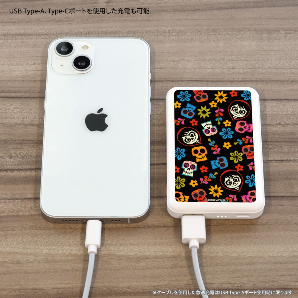 リメンバーミーミゲル MagSafe 対応 ワイヤレス リチウム充電器 5000mAh DNG-321MG