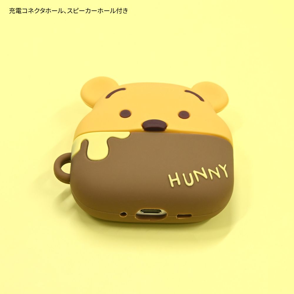 くまのプーさん AirPods Pro 3 対応 シリコンケース DNG-323PO
