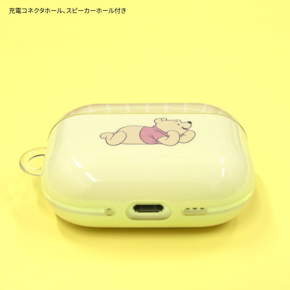 くまのプーさん AirPods Pro 3 対応 ソフトケース DNG-324PO