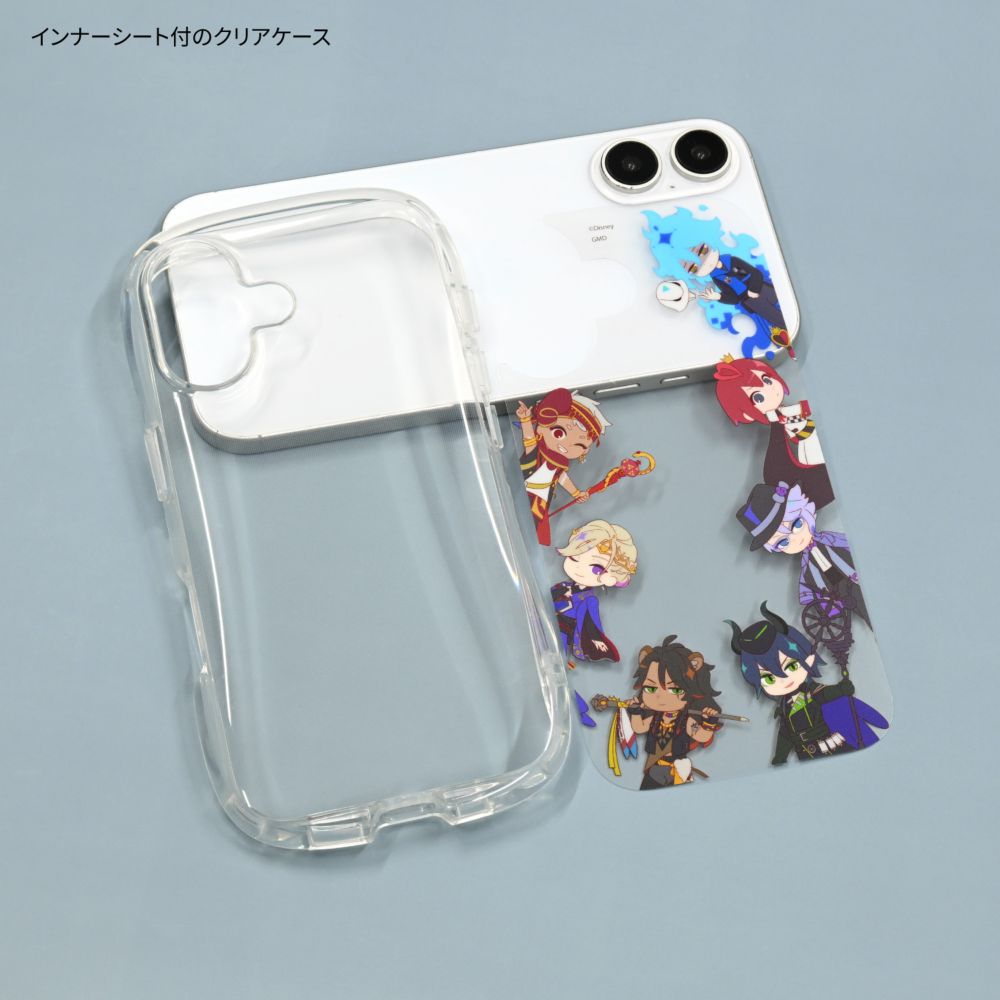 ツイステッドワンダーランド 寮長 iPhone16 対応 クリスタルクリアケース DNG-326B