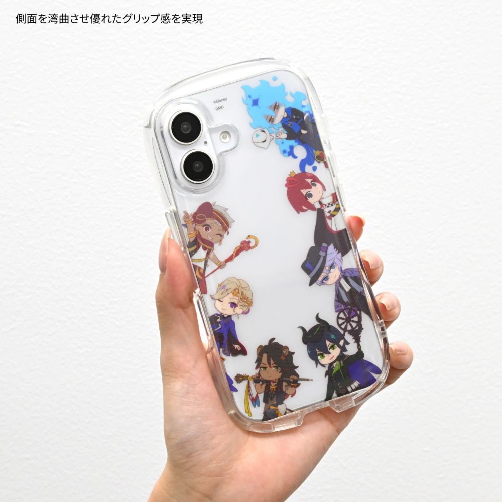 ツイステッドワンダーランド 寮長 iPhone16 対応 クリスタルクリアケース DNG-326B