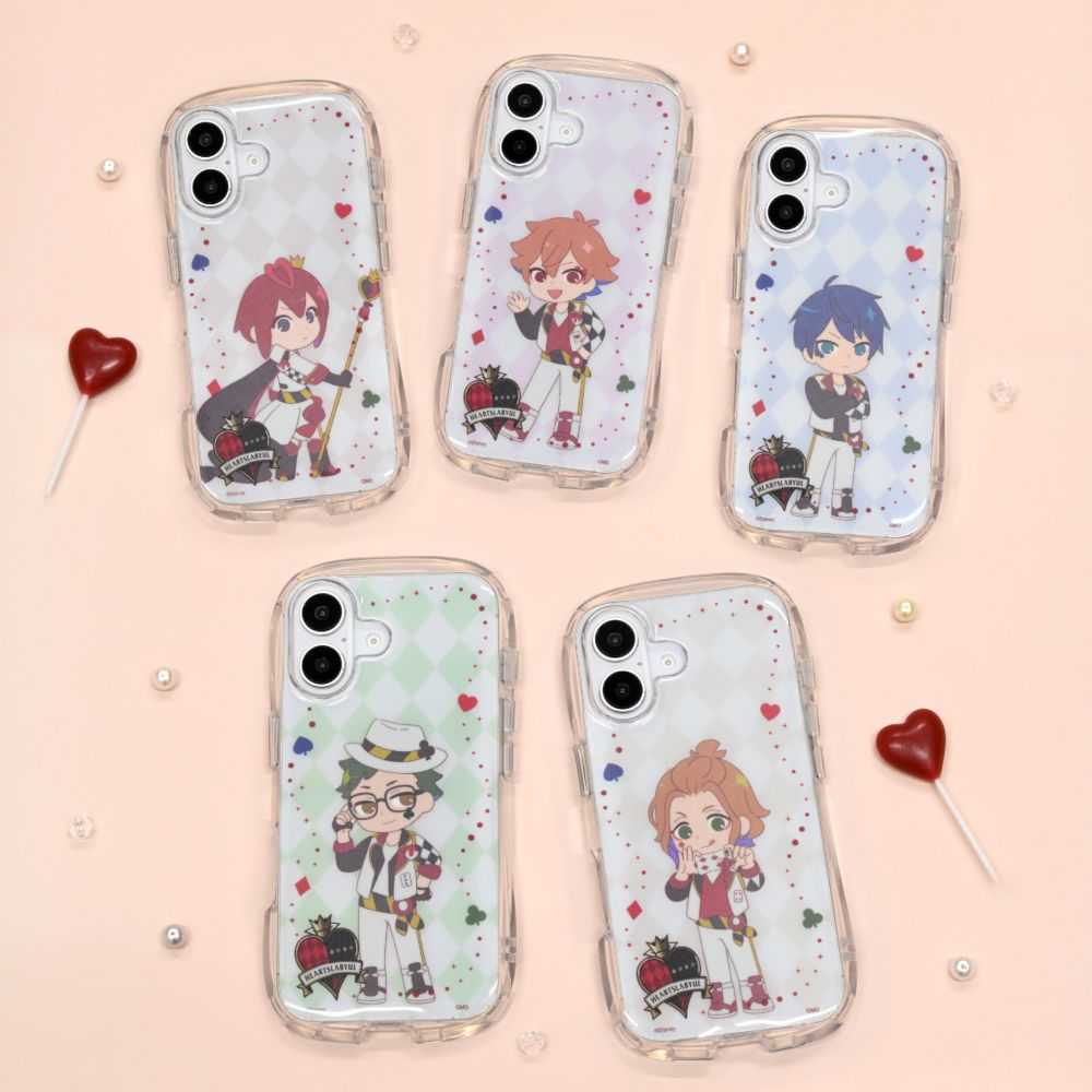 ツイステッドワンダーランド トレイ・クローバー iPhone16 対応 クリスタルクリアケース DNG-327D