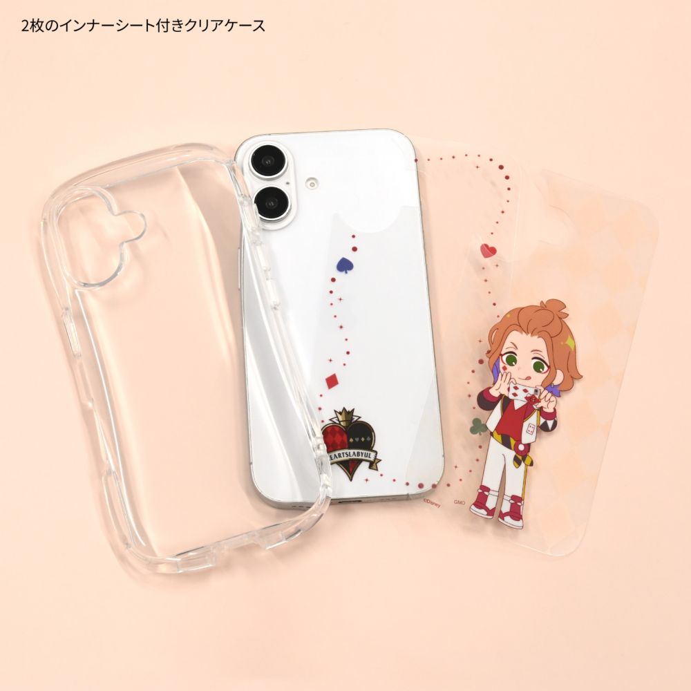 ツイステッドワンダーランド ケイト・ダイヤモンド iPhone16 対応 クリスタルクリアケース DNG-327E