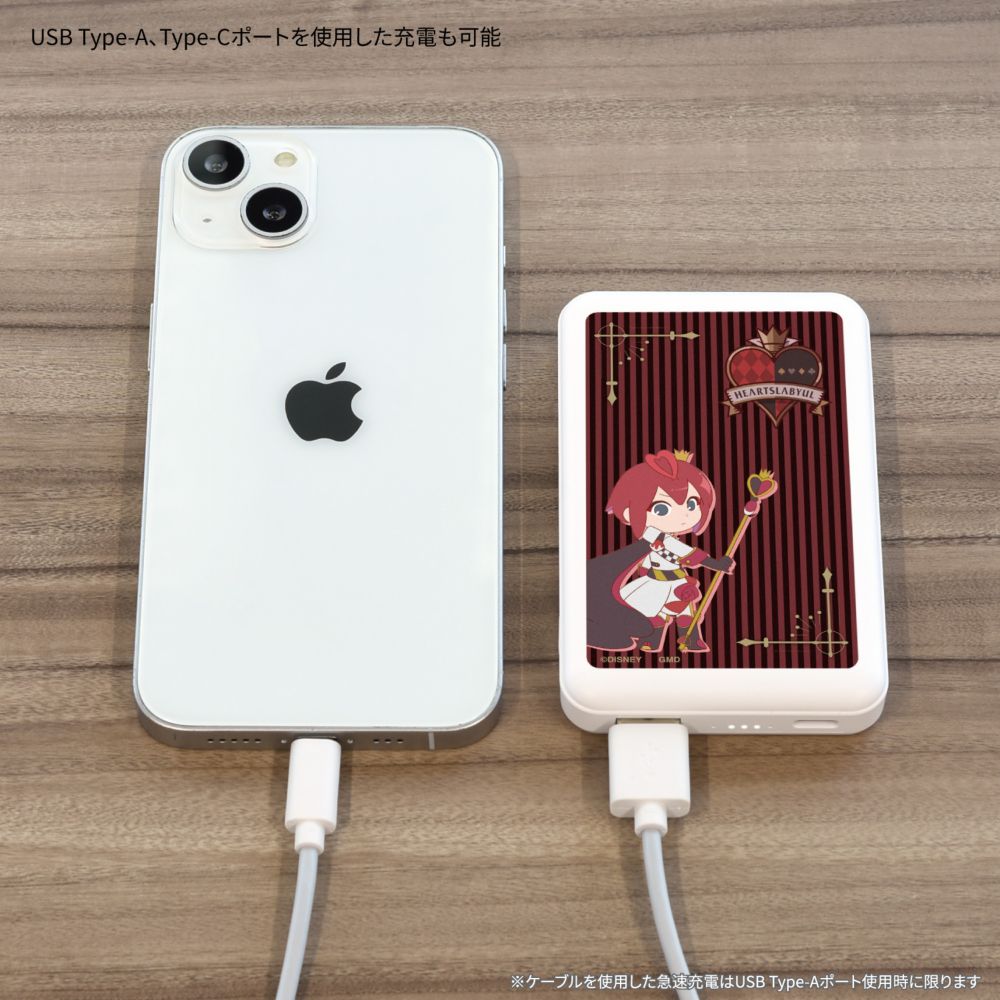 【予約商品】ツイステッドワンダーランド リドル・ローズハート MagSafe 対応 ワイヤレス リチウム充電器 5000mAh DNG-329A