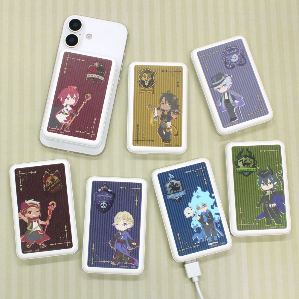 ツイステッドワンダーランド マレウス・ドラコニア MagSafe 対応 ワイヤレス リチウム充電器 5000mAh DNG-329G