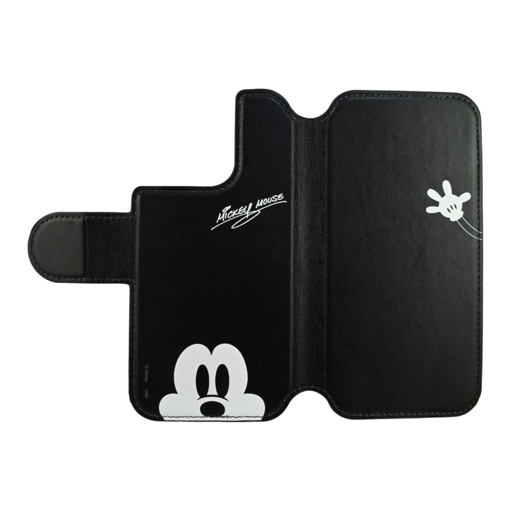 ミッキーマウス iPhone専用 MagSafe 対応 手帳型 スマートフォンカバー DNG-338MK