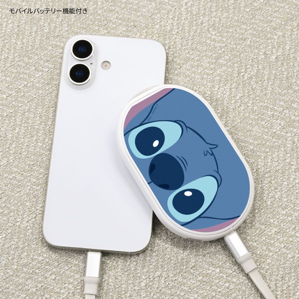 スティッチ 充電式カイロ DNG-347ST