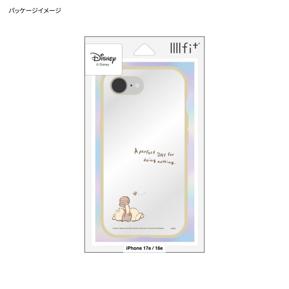 くまのプーさん IIIIfit iPhone17e / 16e 対応 ケース DNG-348PO
