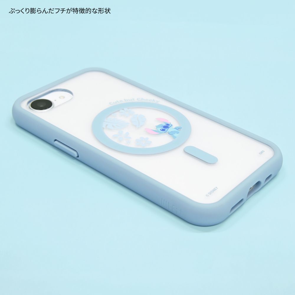 スティッチ IIIIfit プランプフレーム iPhone17e / 16e MagSafe 対応 ケース DNG-350ST
