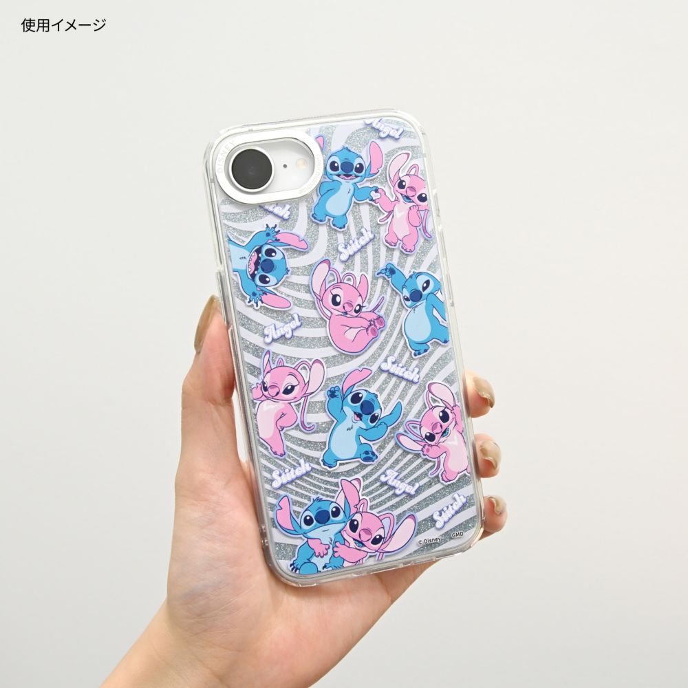 スティッチ＆エンジェル Camera Frame iPhone17e / 16e 対応 ケース DNG-351ST